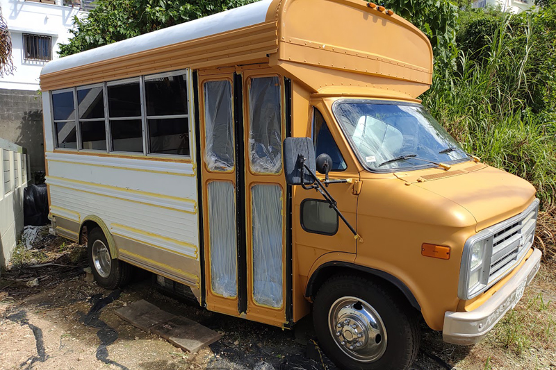 サイドとリアの塗装